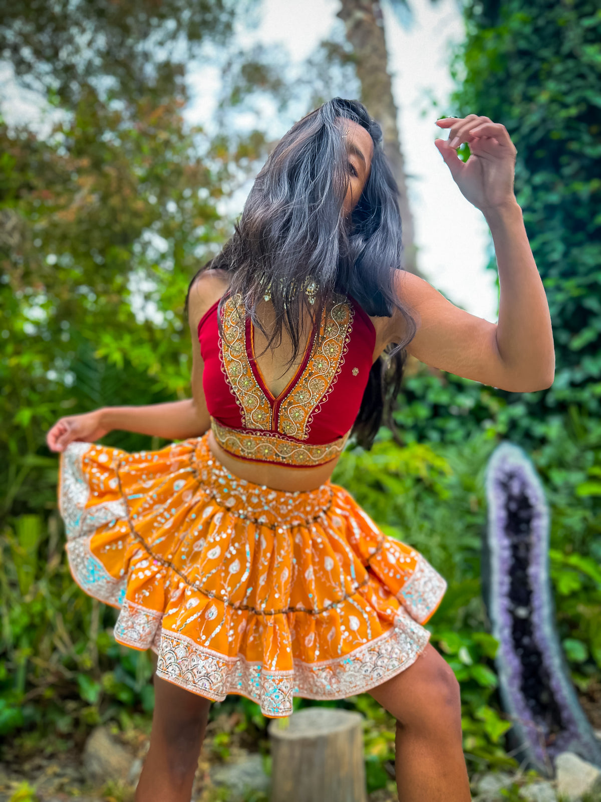 Sun Goddess Micro Mini Skirt