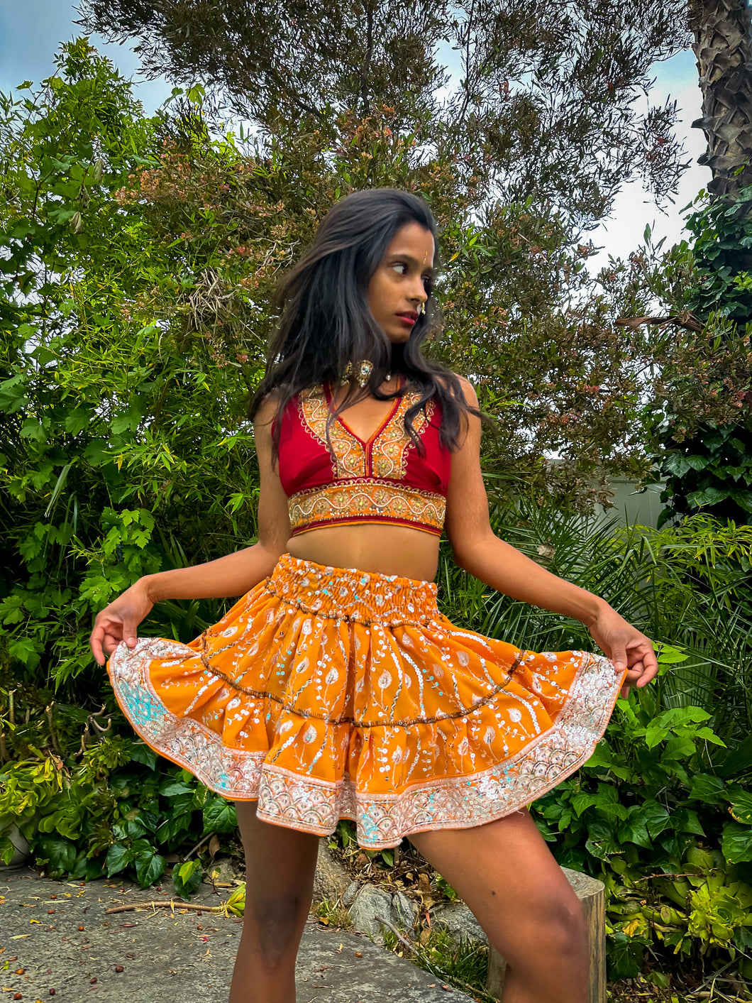 Sun Goddess Micro Mini Skirt