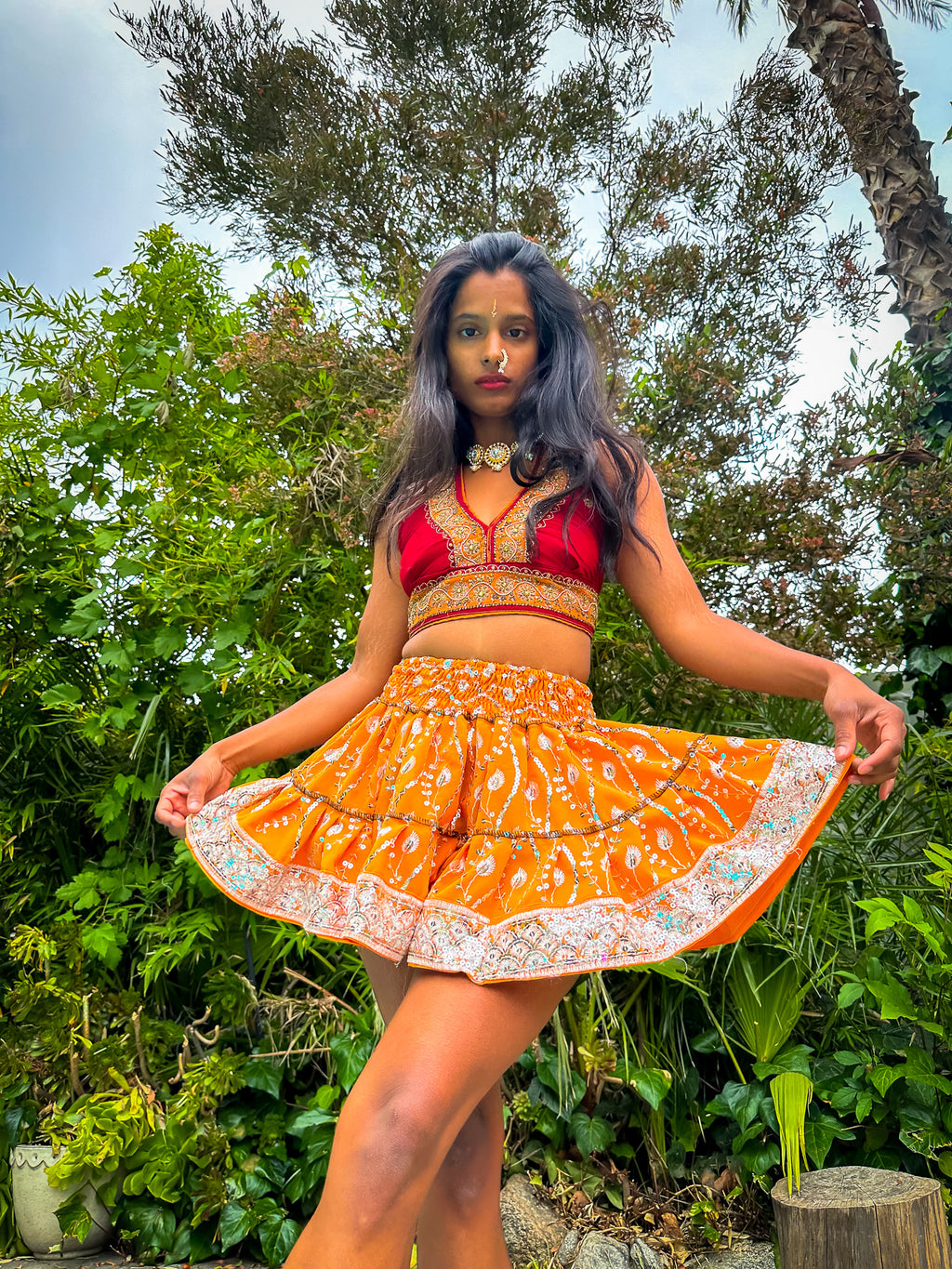 Sun Goddess Micro Mini Skirt