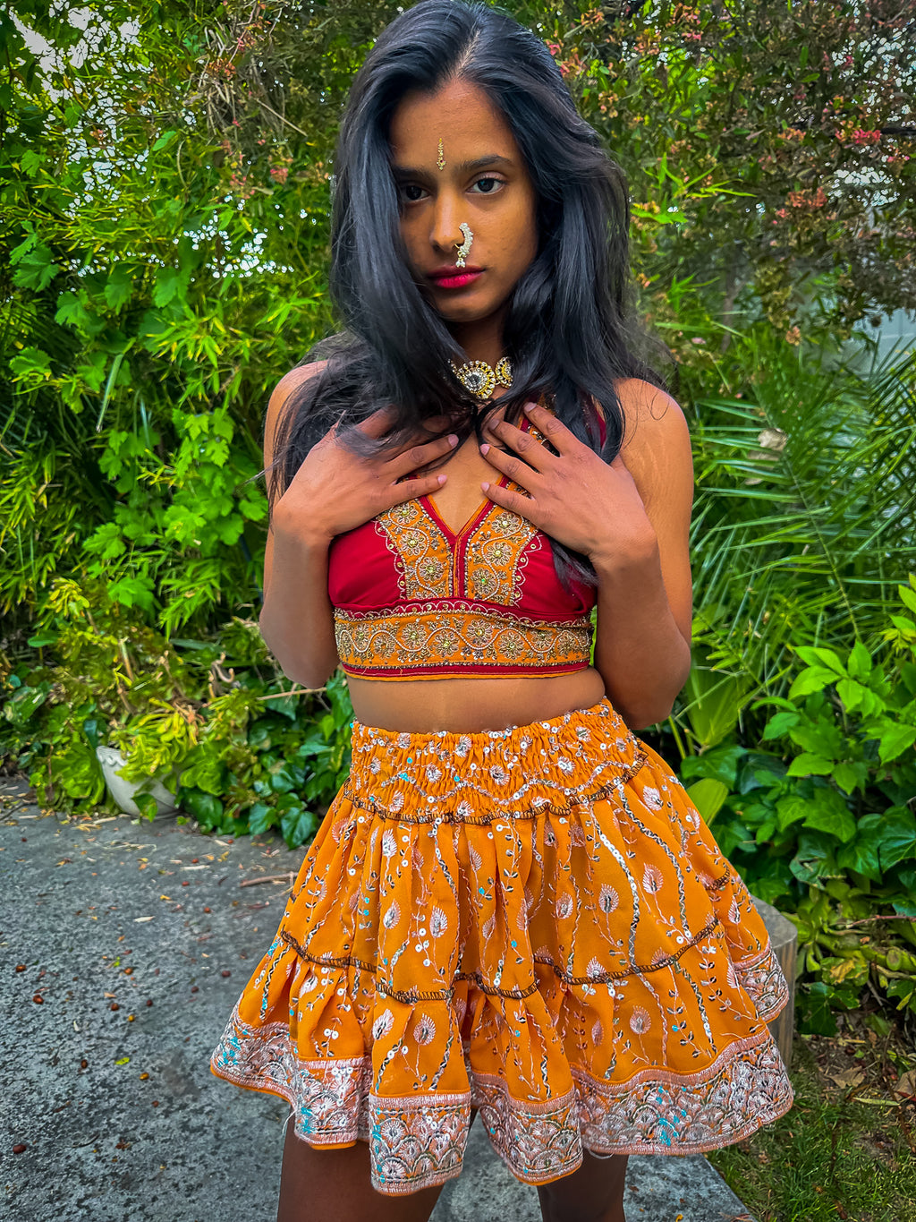 Sun Goddess Micro Mini Skirt