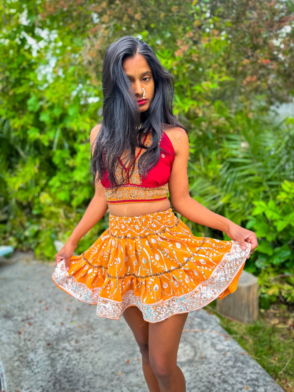 Sun Goddess Micro Mini Skirt