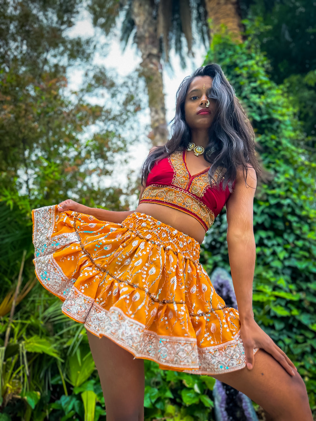 Sun Goddess Micro Mini Skirt