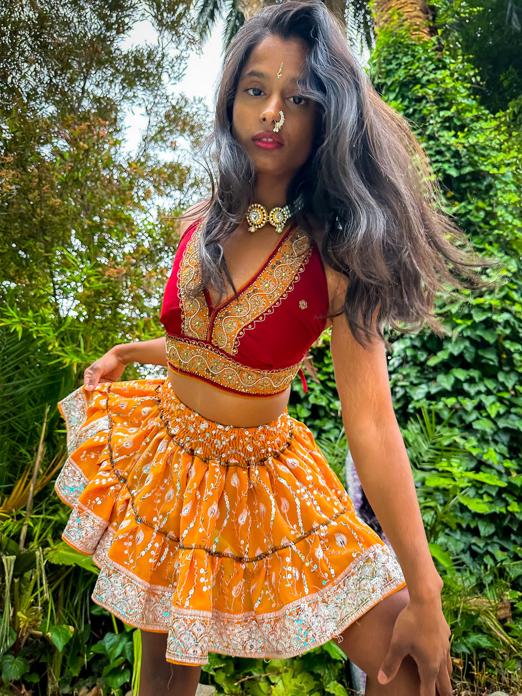 Sun Goddess Micro Mini Skirt