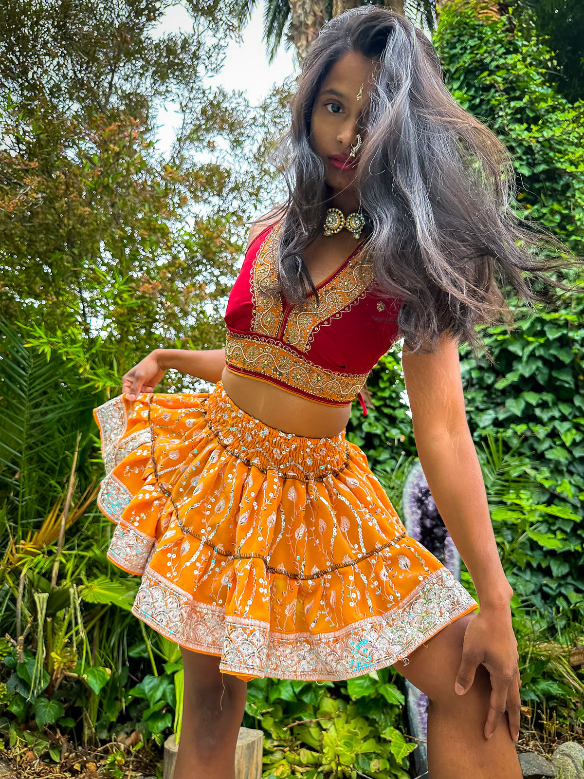 Sun Goddess Micro Mini Skirt