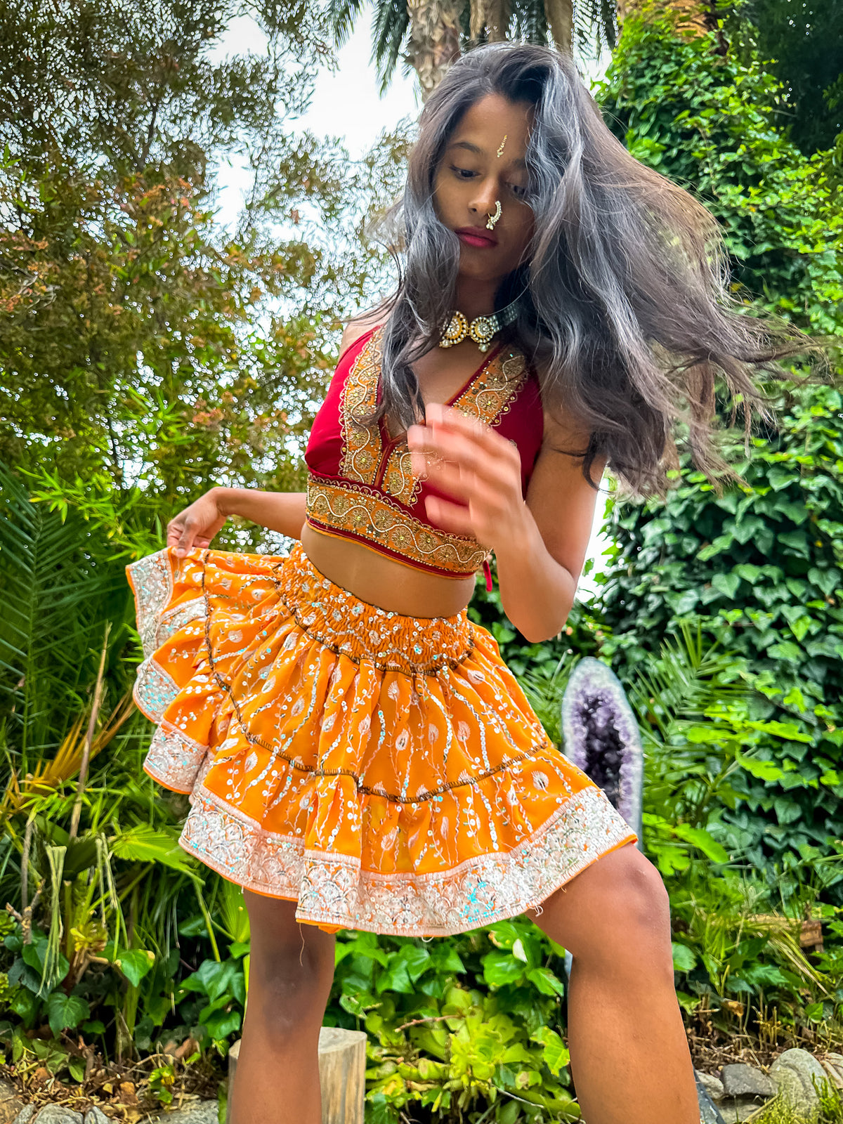 Sun Goddess Micro Mini Skirt