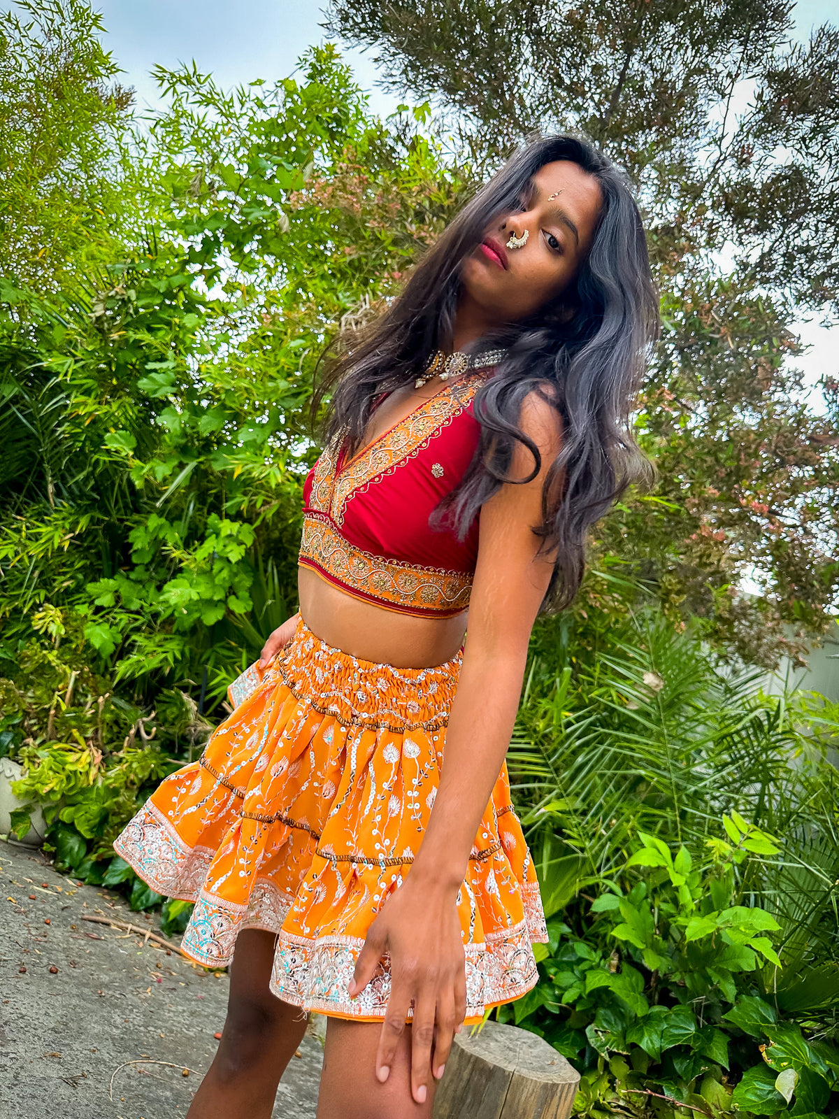 Sun Goddess Micro Mini Skirt