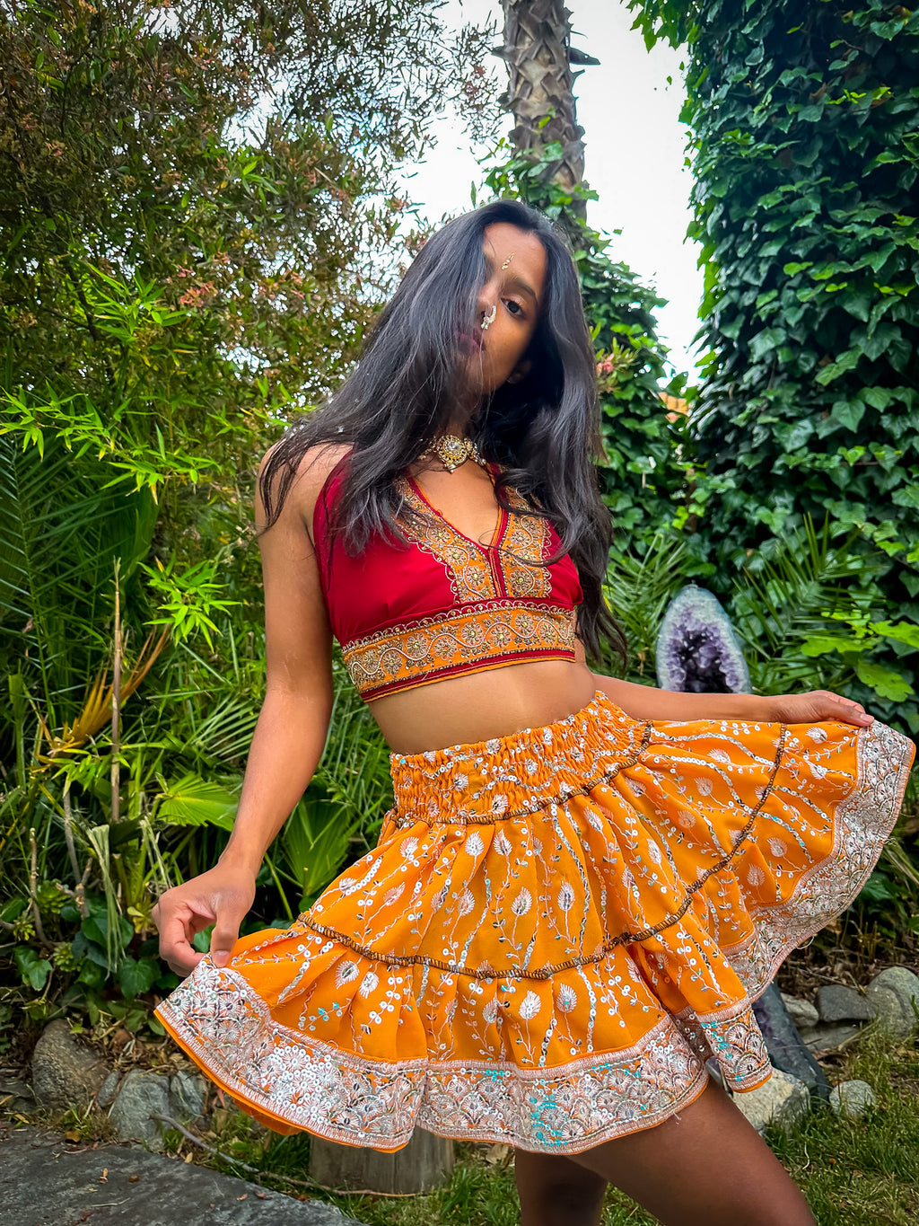 Sun Goddess Micro Mini Skirt