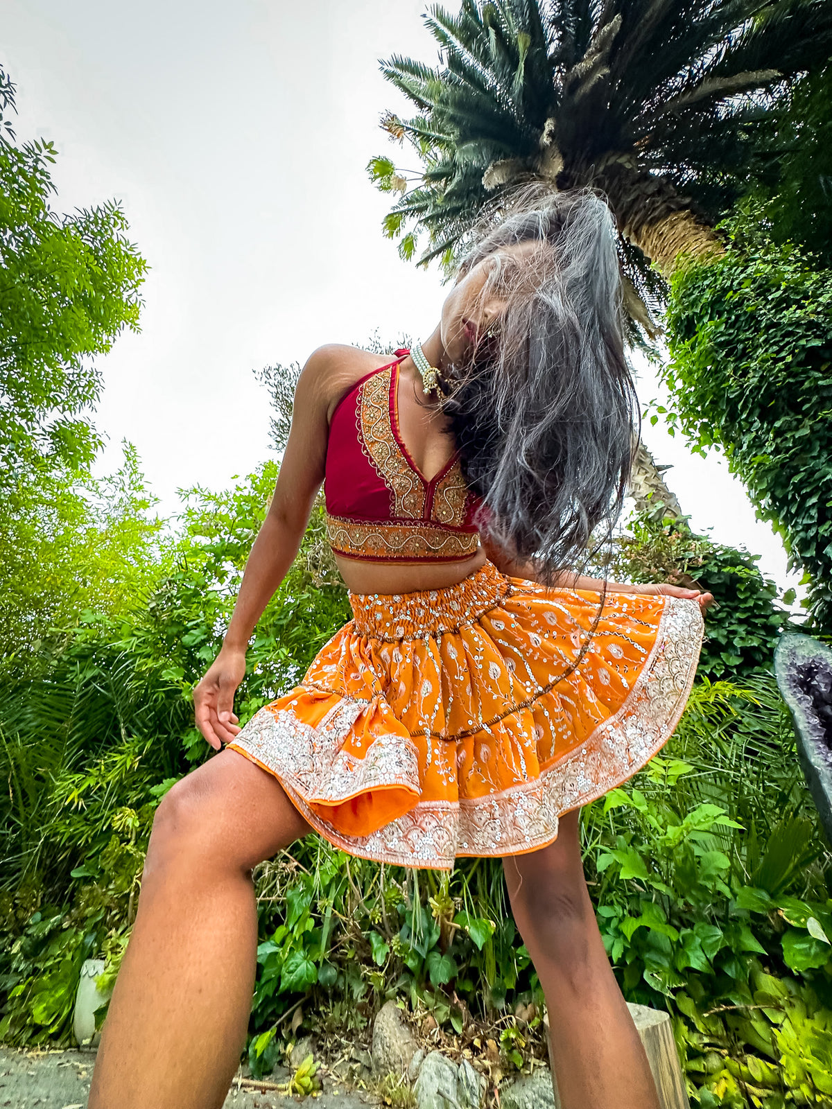 Sun Goddess Micro Mini Skirt
