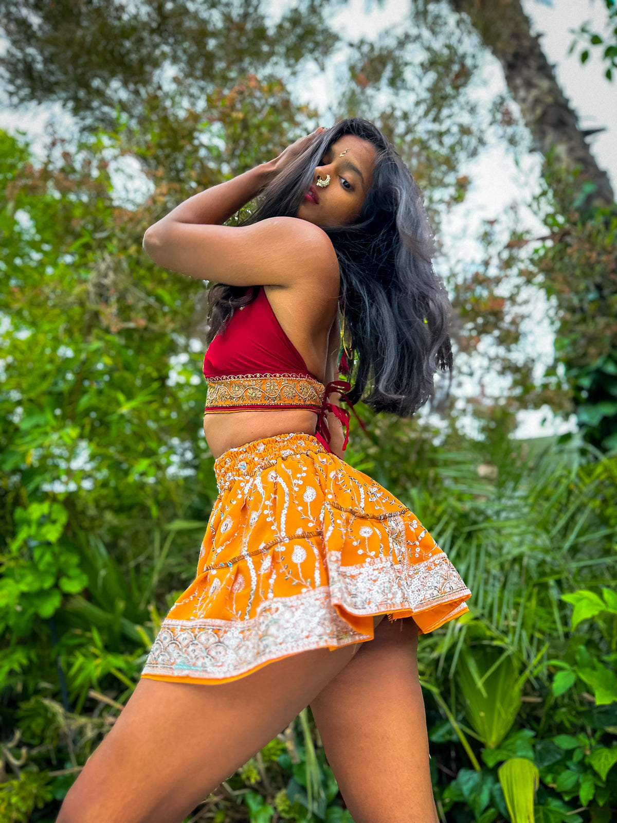 Sun Goddess Micro Mini Skirt