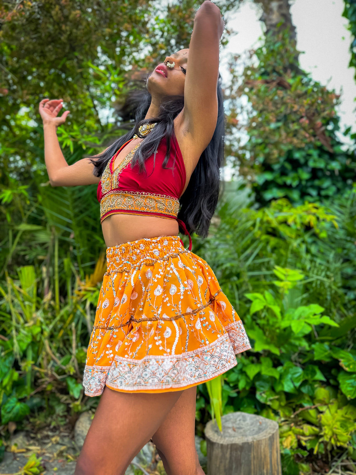 Sun Goddess Micro Mini Skirt