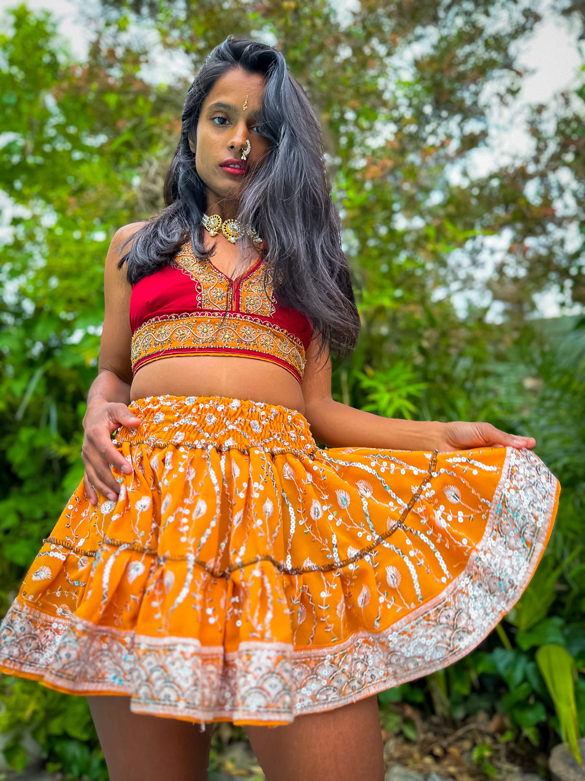 Sun Goddess Micro Mini Skirt