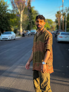 Cedar Green Button Up Shirt