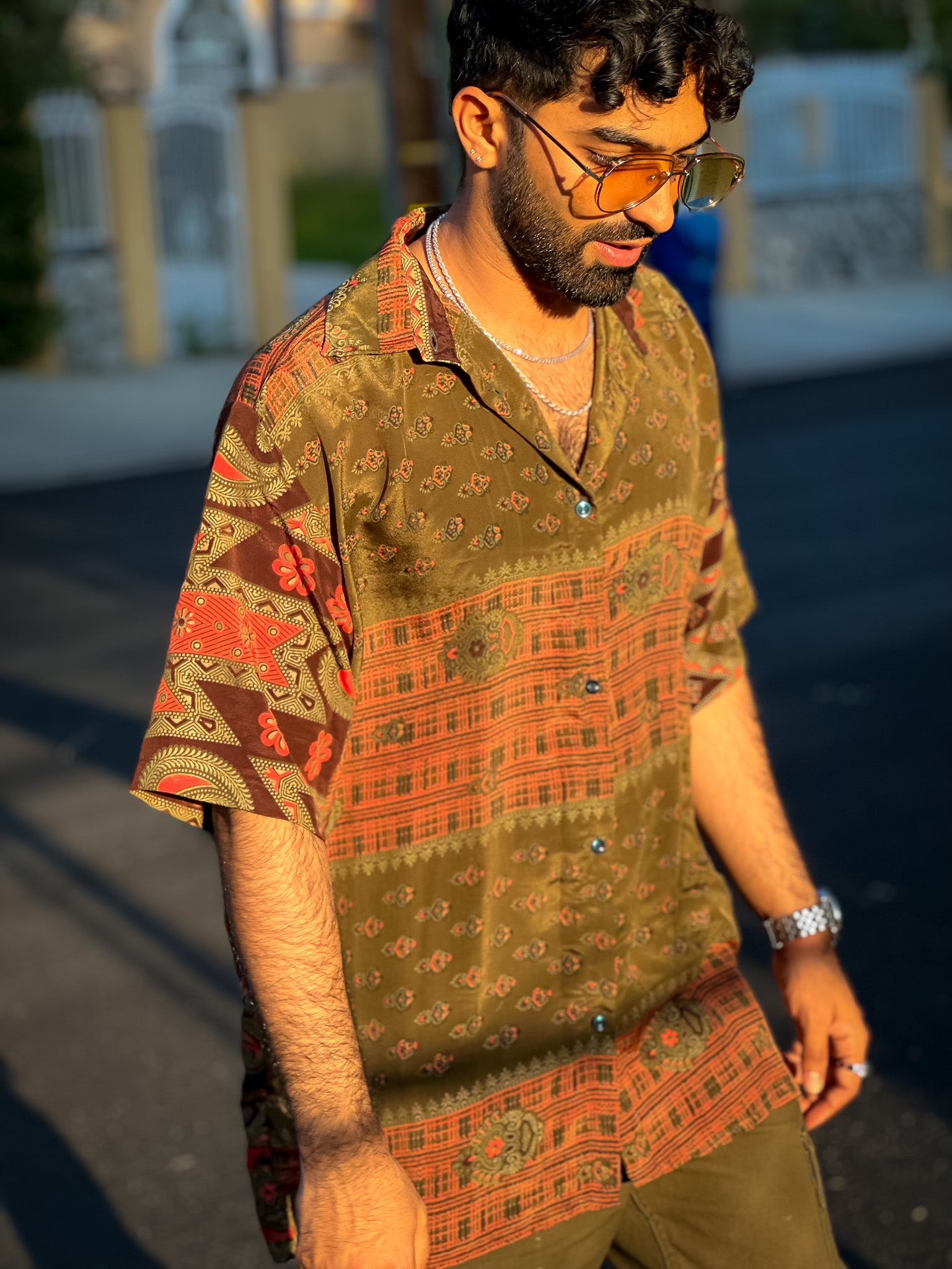 Cedar Green Button Up Shirt
