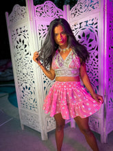 Load image into Gallery viewer, Rose Quartz Micro Mini Skirt
