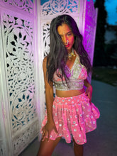 Load image into Gallery viewer, Rose Quartz Micro Mini Skirt
