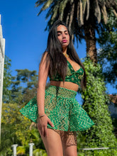 Load image into Gallery viewer, Emerald Enchantress Micro Mini Skirt
