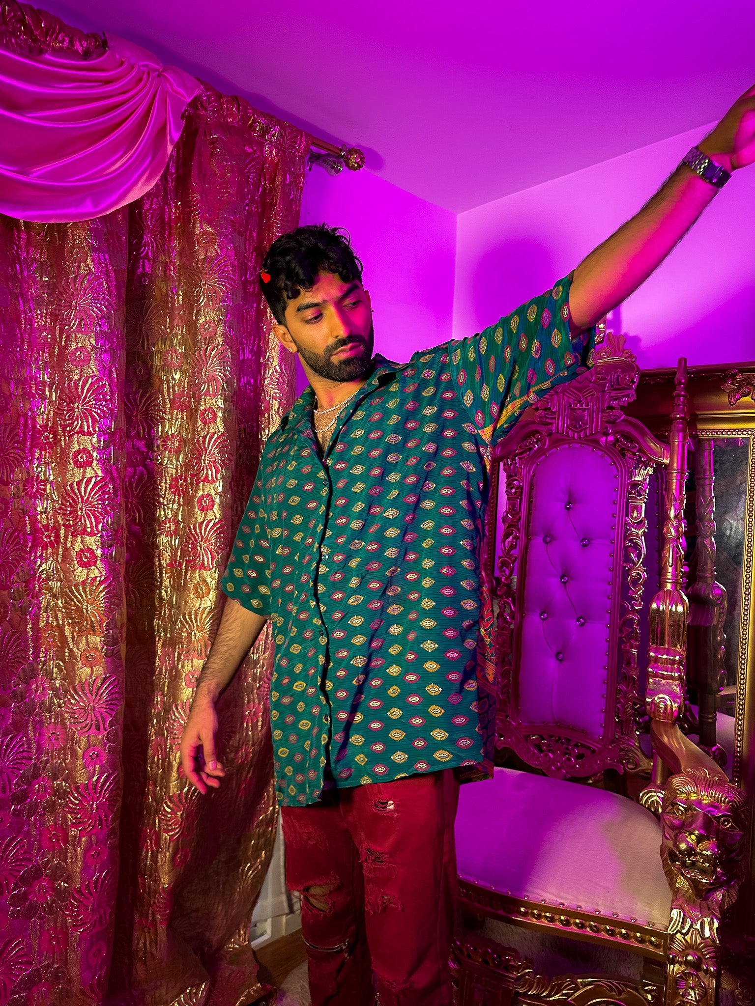 Sky Prince Button Up Shirt