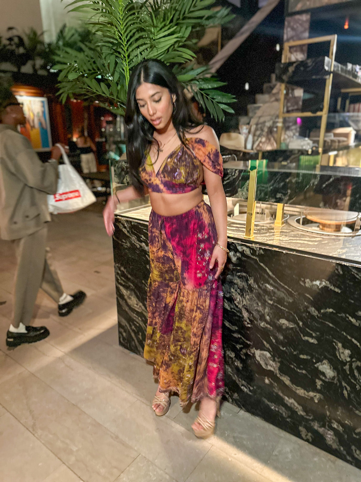 Cosmic Mimosa Sharara Pants Set
