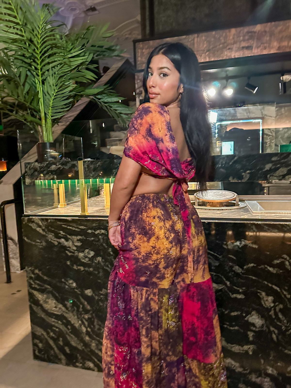 Cosmic Mimosa Sharara Pants Set