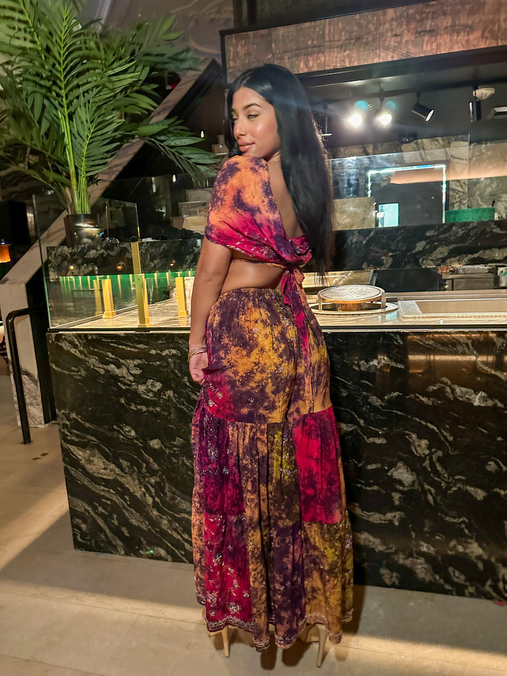 Cosmic Mimosa Sharara Pants Set