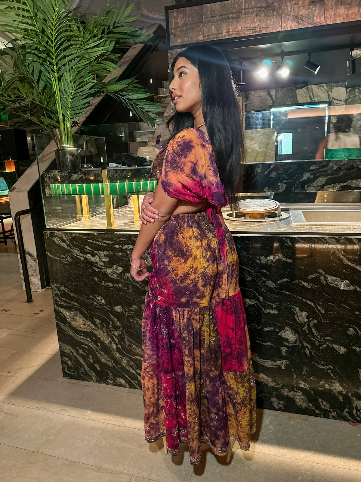 Cosmic Mimosa Sharara Pants Set