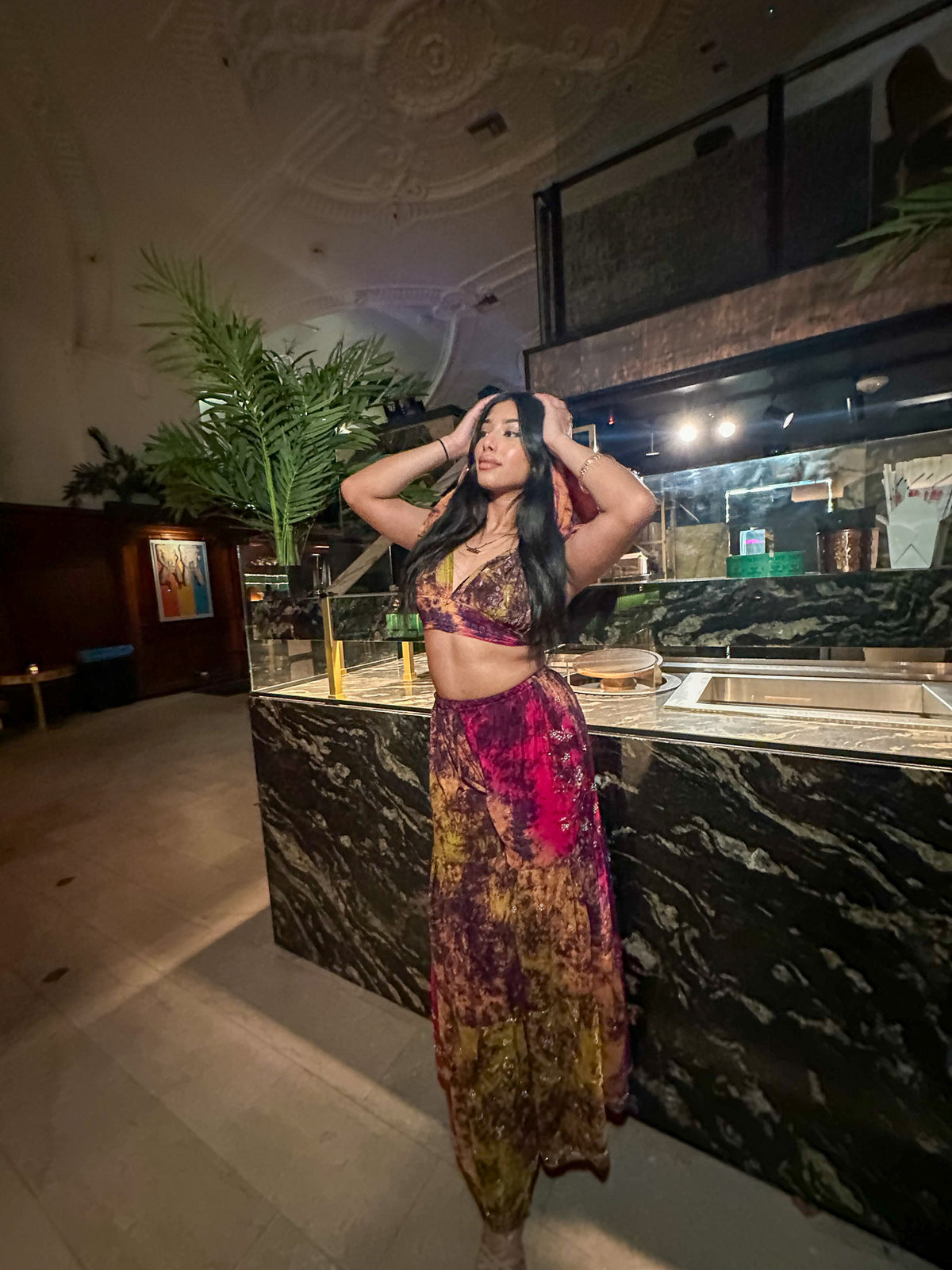 Cosmic Mimosa Sharara Pants Set