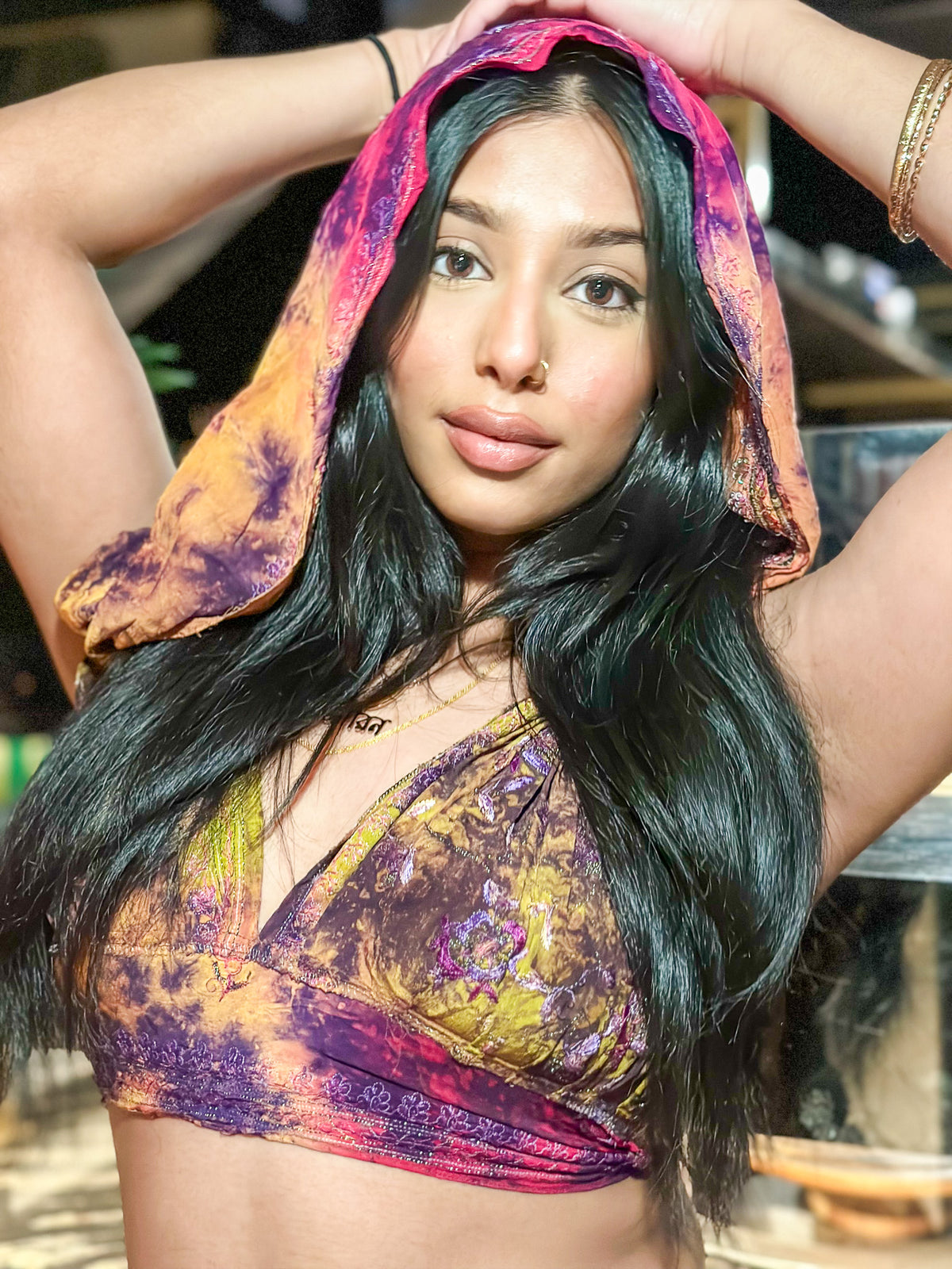 Cosmic Mimosa Sharara Pants Set