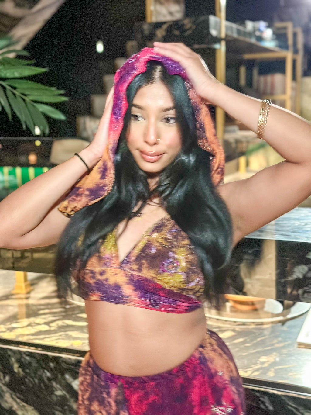 Cosmic Mimosa Sharara Pants Set