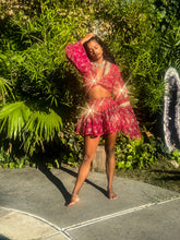 Load image into Gallery viewer, Rani Rose Micro Mini Skirt Set
