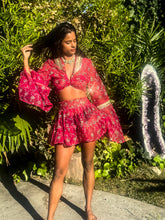 Load image into Gallery viewer, Rani Rose Micro Mini Skirt Set
