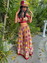 Load image into Gallery viewer, Royal Sunrise Sharara Pants Set
