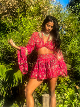 Load image into Gallery viewer, Rani Rose Micro Mini Skirt Set

