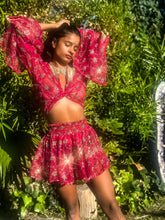 Load image into Gallery viewer, Rani Rose Micro Mini Skirt Set
