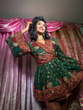 Load image into Gallery viewer, Emerald Princess Babydoll Dress
