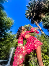 Load image into Gallery viewer, Rani Rose Micro Mini Skirt Set
