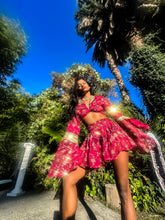 Load image into Gallery viewer, Rani Rose Micro Mini Skirt Set
