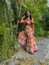 Load image into Gallery viewer, Royal Sunrise Sharara Pants Set
