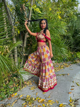 Load image into Gallery viewer, Royal Sunrise Sharara Pants Set
