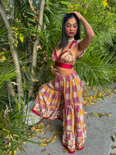 Load image into Gallery viewer, Royal Sunrise Sharara Pants Set
