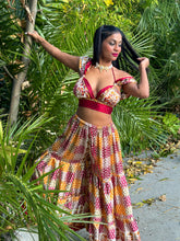 Load image into Gallery viewer, Royal Sunrise Sharara Pants Set
