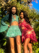 Load image into Gallery viewer, Rani Rose Micro Mini Skirt Set

