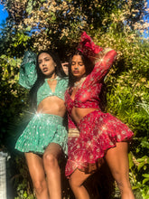 Load image into Gallery viewer, Rani Rose Micro Mini Skirt Set
