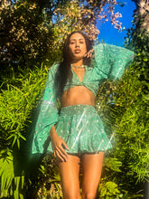 Load image into Gallery viewer, Mint Fairy Micro Mini Skirt Set

