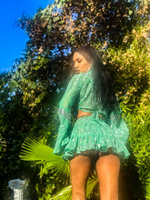Load image into Gallery viewer, Mint Fairy Micro Mini Skirt Set
