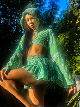 Load image into Gallery viewer, Mint Fairy Micro Mini Skirt Set

