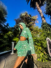 Load image into Gallery viewer, Mint Fairy Micro Mini Skirt Set
