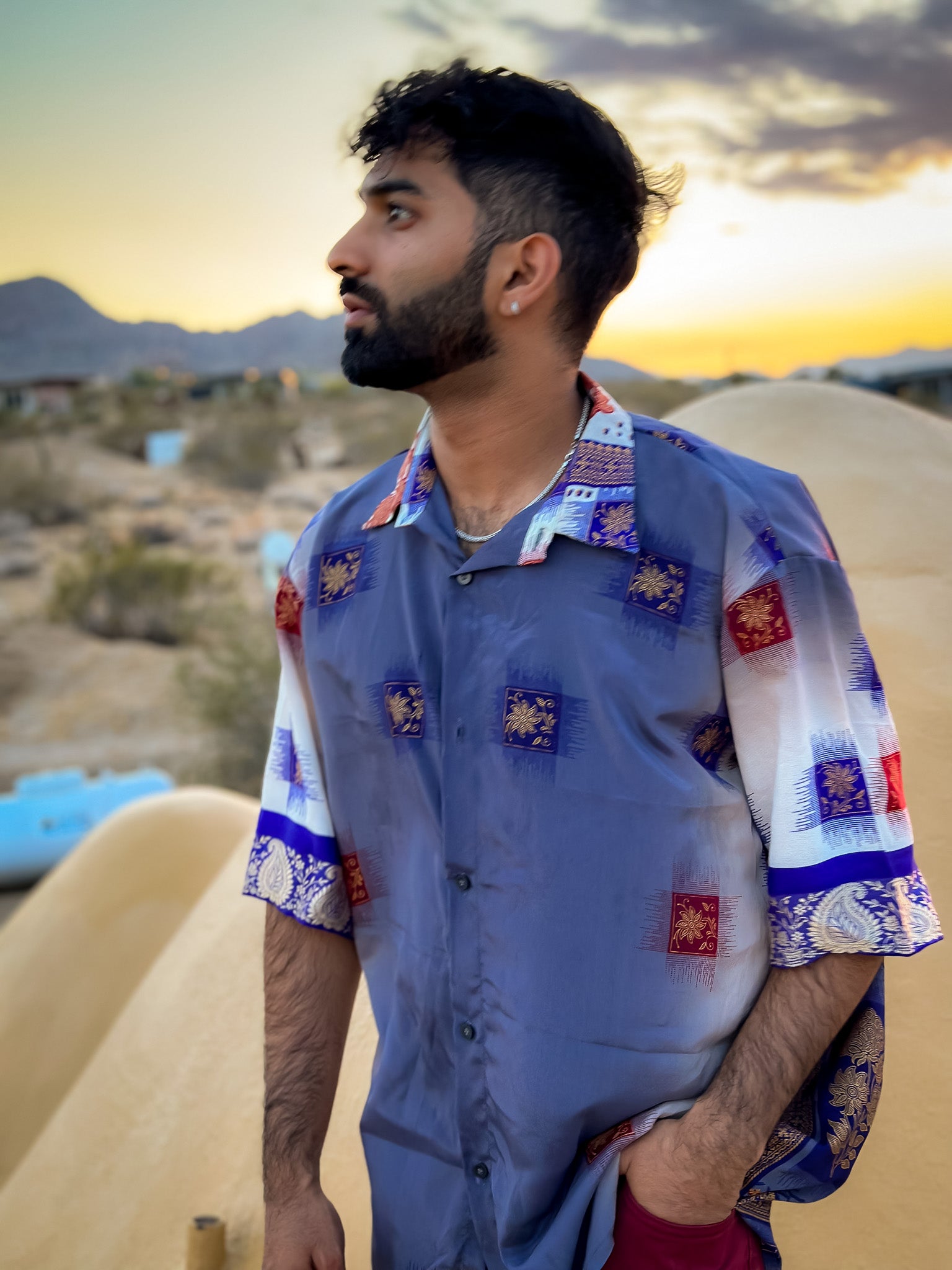 Blue Alchemy Button Up Shirt