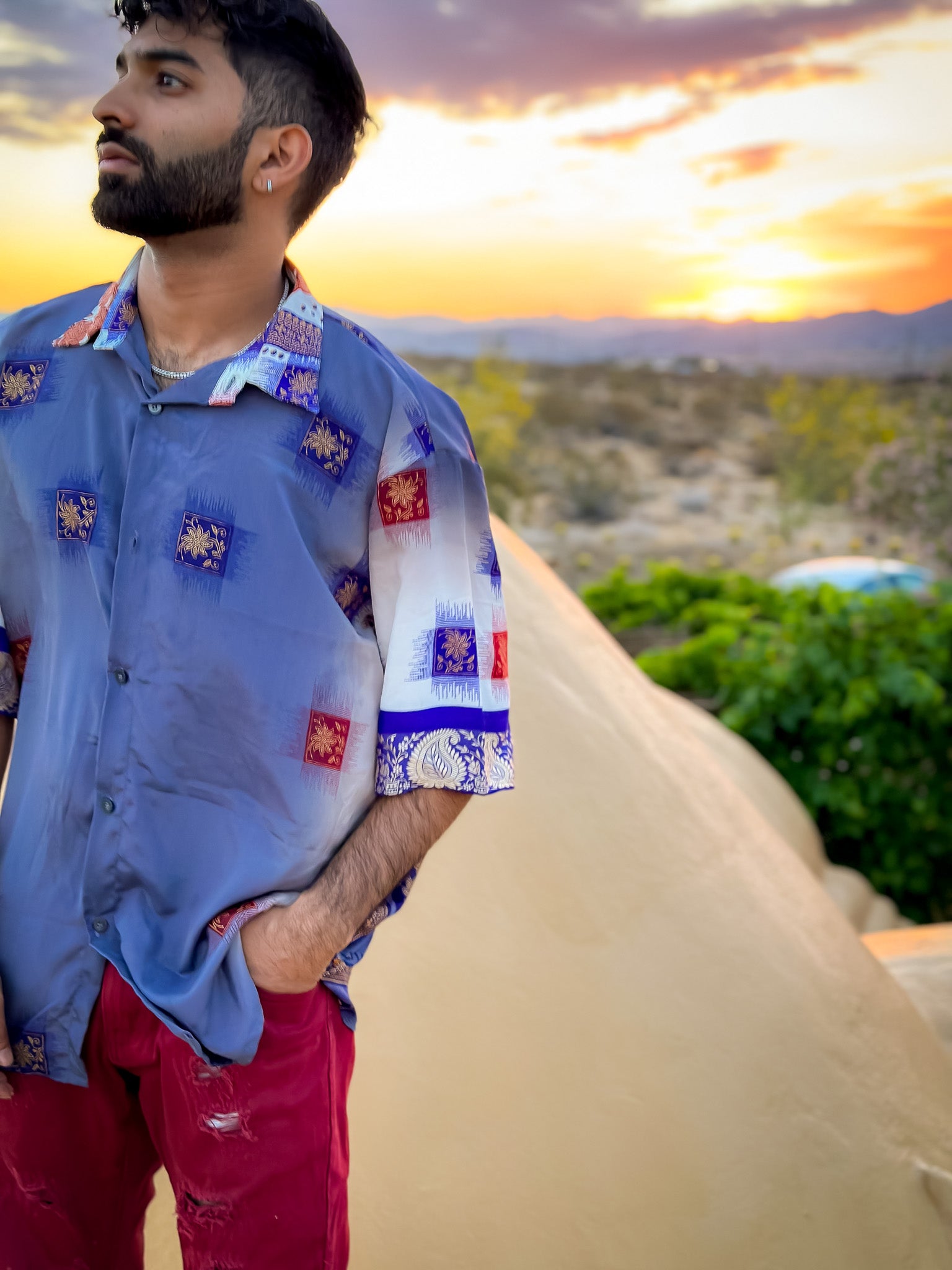 Blue Alchemy Button Up Shirt