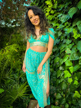 Load image into Gallery viewer, Turquoise Gold Jasmine Set
