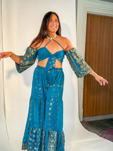 Load image into Gallery viewer, Ocean Love Sharara Pants Set
